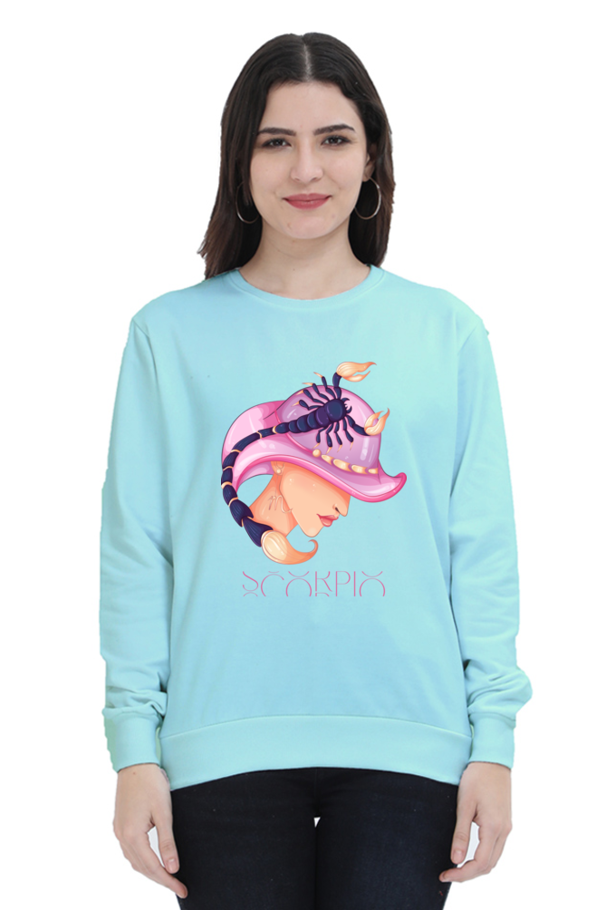 WOMEN || SWEATSHIRT || ZODIAC SIGN || ASTROLOGY || SCORPIO || WATER SIGN || LOYALTY || DEVOTIONAL || FANTASY || BIRTHDAY || GIFT FOR HER