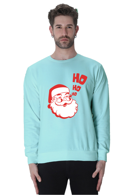 MEN || SWEATSHIRT || STREETWEAR || MERRY CHRISTMAS || SANTA CLAUS || HO HO HO || HOLIDAY FASHION || CUTE SANTA || GRAPHIC DESIGN || CHRISTMAS GIFTS || WINTER WEAR