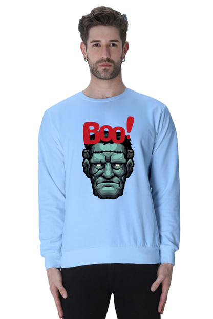 MEN || SWEATSHIRT || STREETWEAR || MONSTER || FRANKENSTEIN || GRAPHIC DESIGN || HALLOWEEN || WINTER WEAR