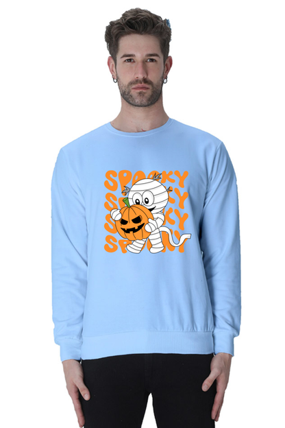 MEN || SWEATSHIRT || STREETWEAR || MUMMY || FUNNY || SPOOKY || PUMPKIN || GRAPHIC DESIGN || HALLOWEEN || WINTER WEAR