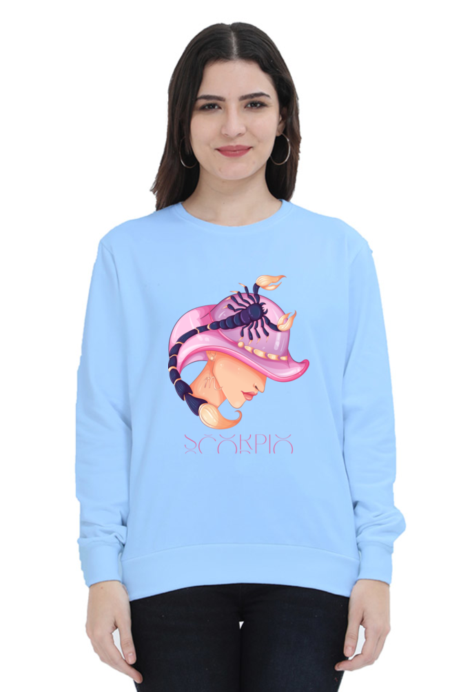 WOMEN || SWEATSHIRT || ZODIAC SIGN || ASTROLOGY || SCORPIO || WATER SIGN || LOYALTY || DEVOTIONAL || FANTASY || BIRTHDAY || GIFT FOR HER