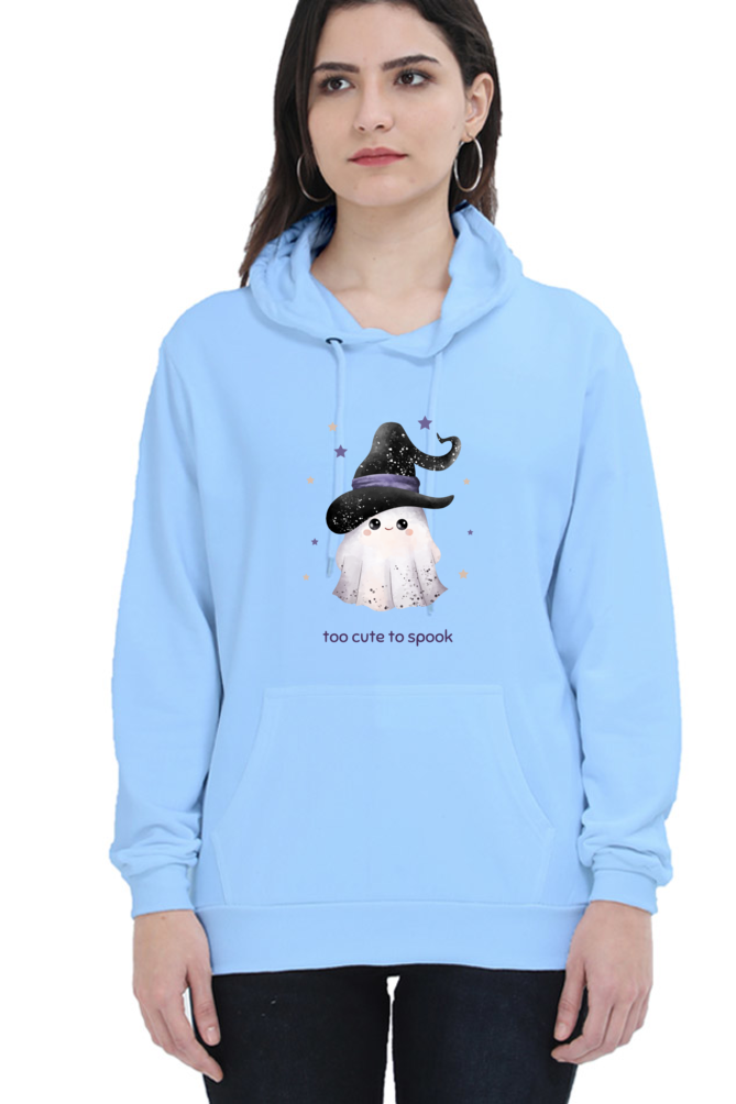 WOMEN || HOODIE SWEATSHIRT || STREETWEAR || GHOST || HOLIDAY FASHION || SPOOKY || FUNNY || HALLOWEEN || WITCH HAT || CHRISTMAS || CHRISTMAS GIFT || WINTER WEAR