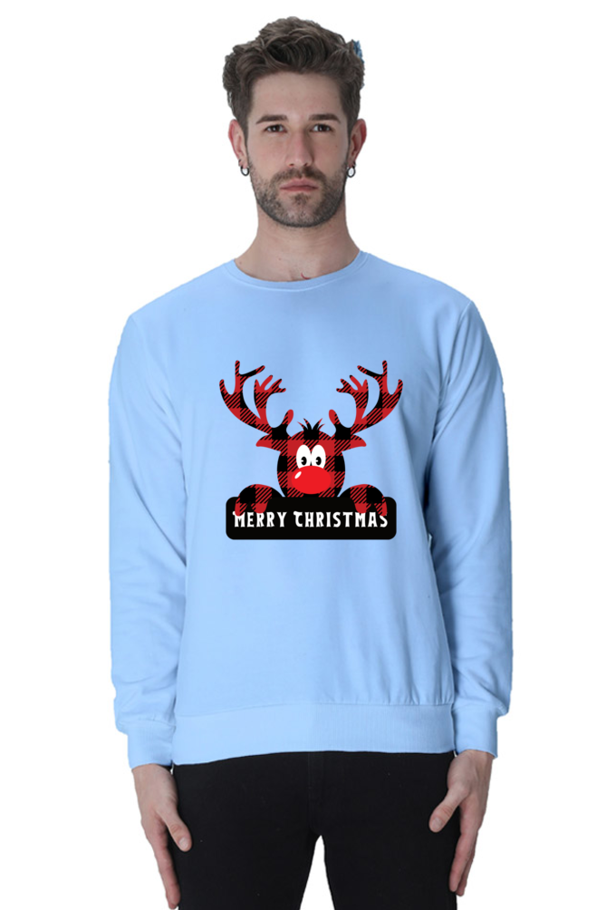 MEN || SWEATSHIRT || STREETWEAR || MERRY CHRISTMAS || SANTA CLAUS || REINDEER || HOLIDAY FASHION || CHRISTMAS GIFTS || WINTER WEAR