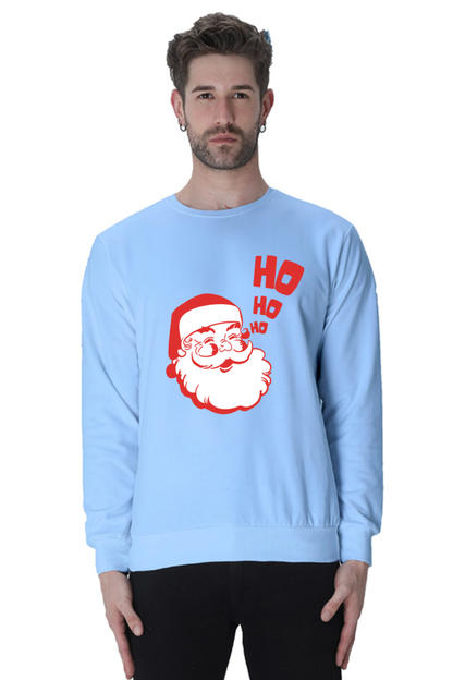 MEN || SWEATSHIRT || STREETWEAR || MERRY CHRISTMAS || SANTA CLAUS || HO HO HO || HOLIDAY FASHION || CUTE SANTA || GRAPHIC DESIGN || CHRISTMAS GIFTS || WINTER WEAR