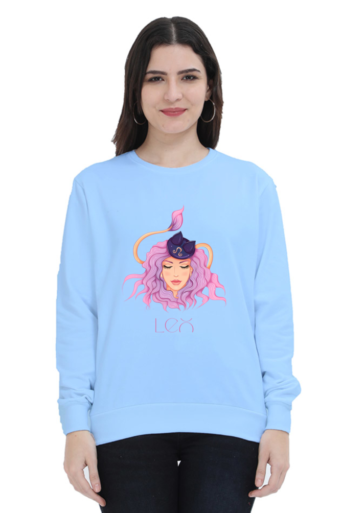 WOMEN || SWEATSHIRT || ZODIAC SIGN || ASTROLOGY || LEO || BRAVERY || STRENGTH || BIRTHDAY || GIFTS FOR HER