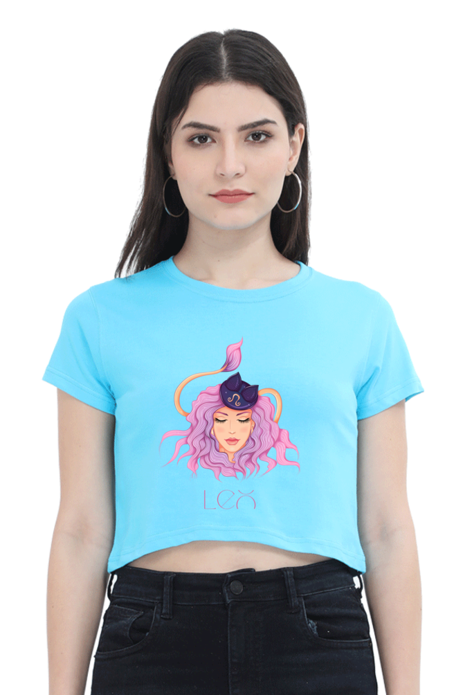 WOMEN || CROP TOP || || ZODIAC SIGN || ASTROLOGY || LEO || BRAVERY || STRENGTH || BIRTHDAY || GIFTS FOR HER