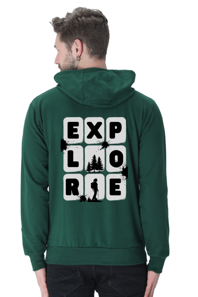 MEN || HOODIE SWEATSHIRT || TRAVEL || EXPLORE || MAN WITH BACKPACK || HIKING || ADVENTURE || OUTDOOR || CAMPING || NATURE LOVER