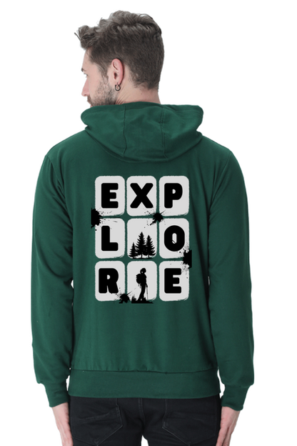 MEN || HOODIE SWEATSHIRT || TRAVEL || EXPLORE || MAN WITH BACKPACK || HIKING || ADVENTURE || OUTDOOR || CAMPING || NATURE LOVER