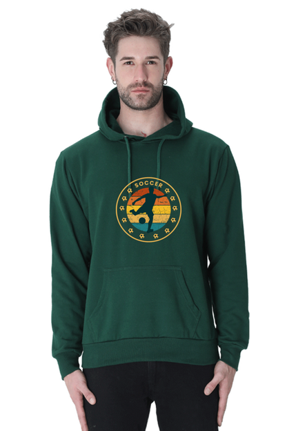 MEN ||  HOODIE SWEATSHIRT || STREETWEAR || STREET ART || SOCCER || FOOTBALL || SPORTS FAN || RETRO STYLE || VINTAGE || FASHION || TRENDY || WINTER WEAR