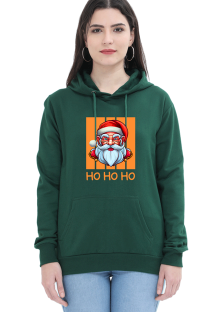 WOMEN || HOODIE SWEATSHIRT || STREETWEAR || MERRY CHRISTMAS || SANTA CLAUS || HO HO HO || HOLIDAY FASHION || CHRISTMAS GIFTS || WINTER WEAR