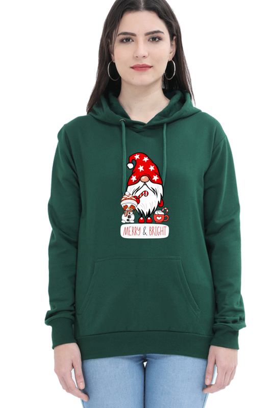 WOMEN || HOODIE SWEATSHIRT || STREETWEAR || MERRY CHRISTMAS || SANTA CLAUS || SNOWMAN || QUIRKY || FUNNY PICTURES || CUTE SANTA || CARTOON CHARACTER || HOLIDAY FASHION || CHRISTMAS GIFTS || WINTER WEAR