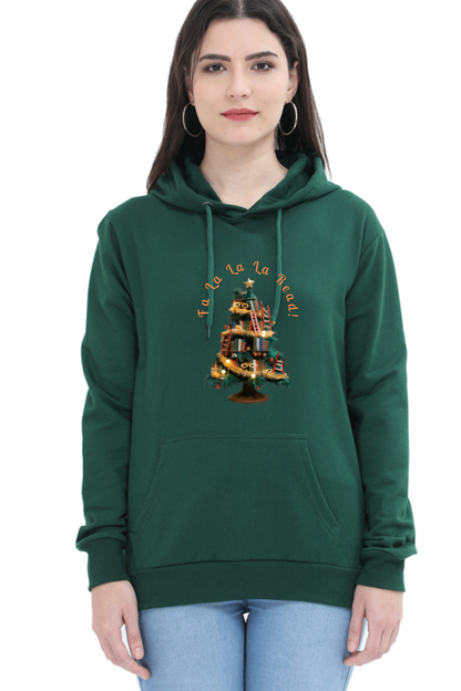 WOMEN || HOODIE SWEATSHIRT || MERRY CHRISTMAS || STREETWEAR || BOOKWORM || BOOK LOVER || CHRISTMAS GIFT || WINTER WEAR