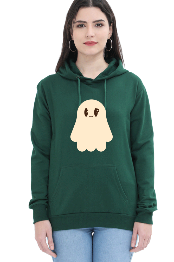 WOMEN || HOODIE SWEATSHIRT || STREETWEAR || GHOST || HOLIDAY FASHION || SPOOKY || FUNNY || HALLOWEEN || CHRISTMAS GIFT || WINTER WEAR