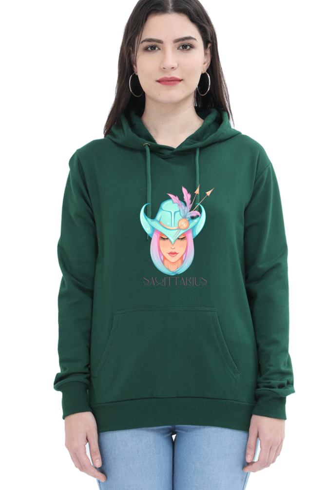 WOMEN || HOODIE SWEATSHIRT || ZODIAC SIGN || ASTROLOGY || SAGITTARIUS || FREEDOM || COWBOY HAT || COWGIRL || BIRTHDAY || GIFT FOR HER