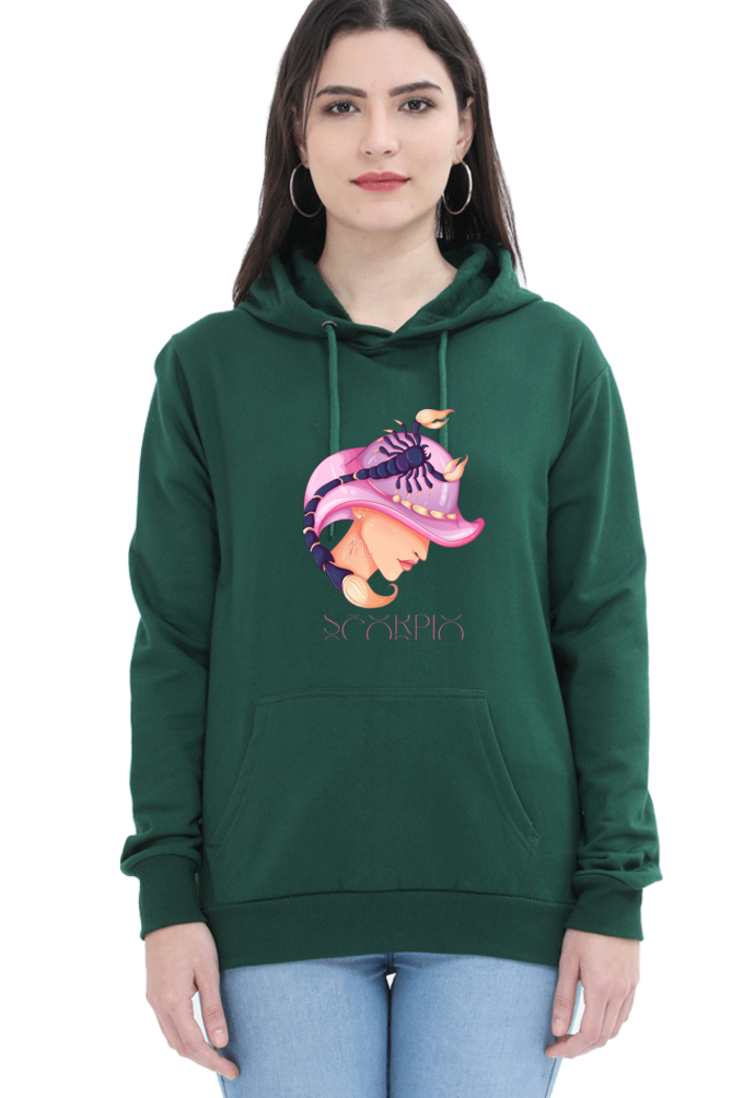 WOMEN || HOODIE SWEATSHIRT || ZODIAC SIGN || ASTROLOGY || SCORPIO || WATER SIGN || LOYALTY || DEVOTIONAL || FANTASY || BIRTHDAY || GIFT FOR HER