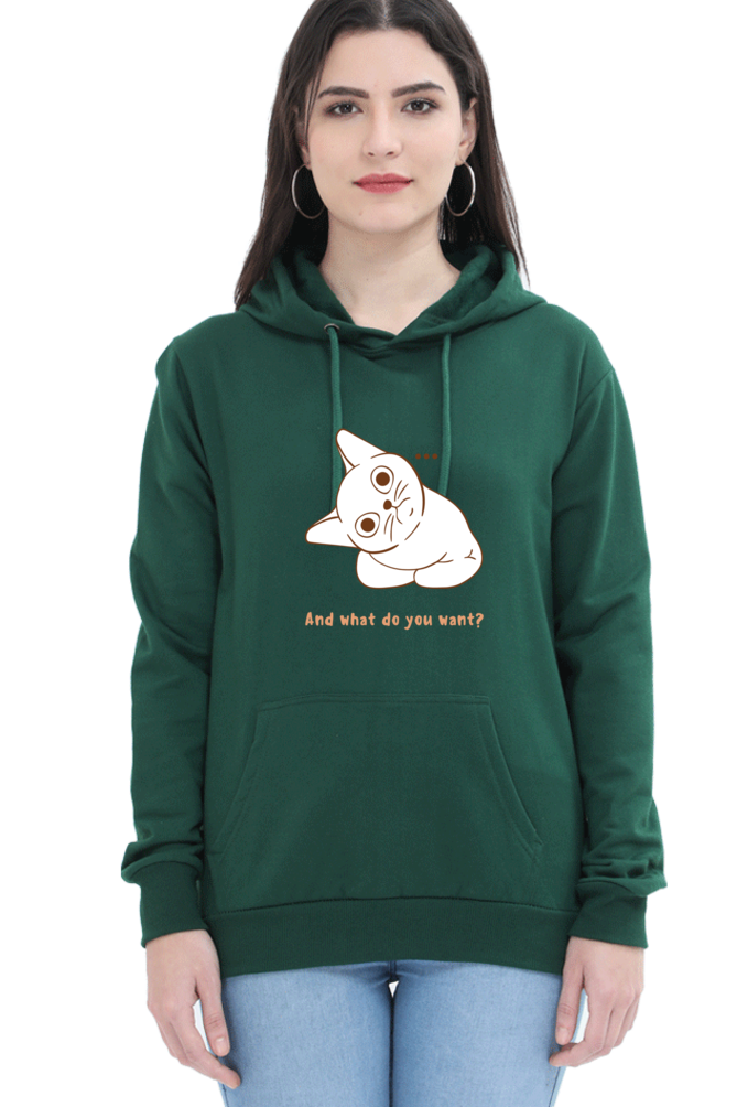 WOMEN || HOODIE SWEATSHIRT ||  CAT || ANIME || ANIMAL PRINT || QUIRKY || CAT LOVER || CUTE CAT || KITTEN || FUNNY || ANIMAL LOVER || CAT MEME || GRAPHIC DESIGN || GIFT FOR HER || WINTER WEAR