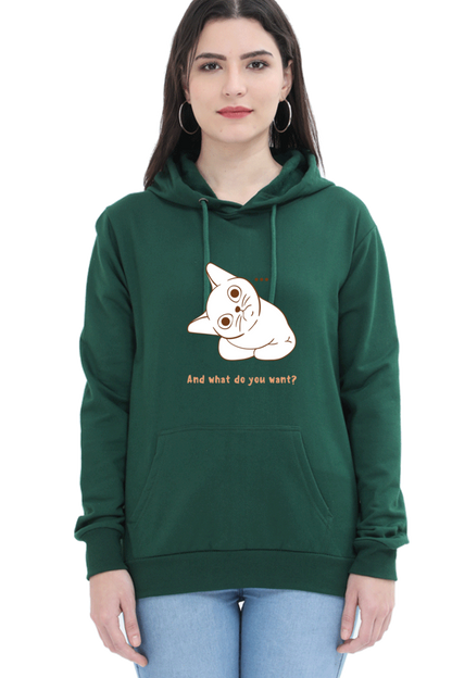 WOMEN || HOODIE SWEATSHIRT ||  CAT || ANIME || ANIMAL PRINT || QUIRKY || CAT LOVER || CUTE CAT || KITTEN || FUNNY || ANIMAL LOVER || CAT MEME || GRAPHIC DESIGN || GIFT FOR HER || WINTER WEAR