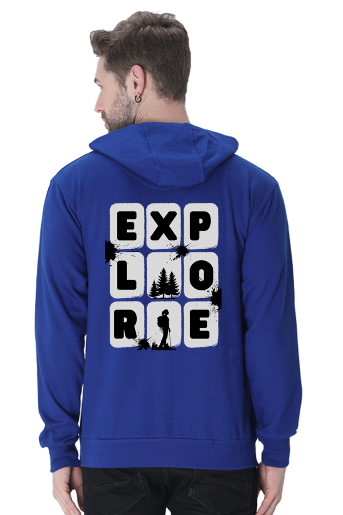 MEN || HOODIE SWEATSHIRT || TRAVEL || EXPLORE || MAN WITH BACKPACK || HIKING || ADVENTURE || OUTDOOR || CAMPING || NATURE LOVER