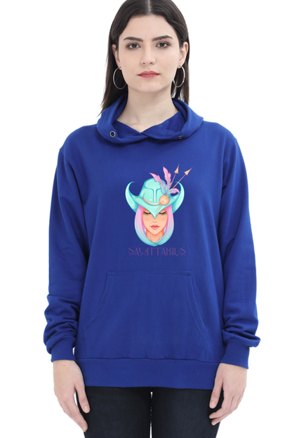 WOMEN || HOODIE SWEATSHIRT || ZODIAC SIGN || ASTROLOGY || SAGITTARIUS || FREEDOM || COWBOY HAT || COWGIRL || BIRTHDAY || GIFT FOR HER