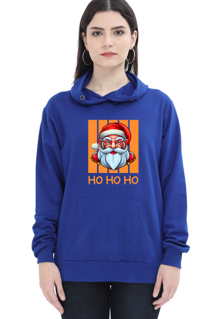 WOMEN || HOODIE SWEATSHIRT || STREETWEAR || MERRY CHRISTMAS || SANTA CLAUS || HO HO HO || HOLIDAY FASHION || CHRISTMAS GIFTS || WINTER WEAR