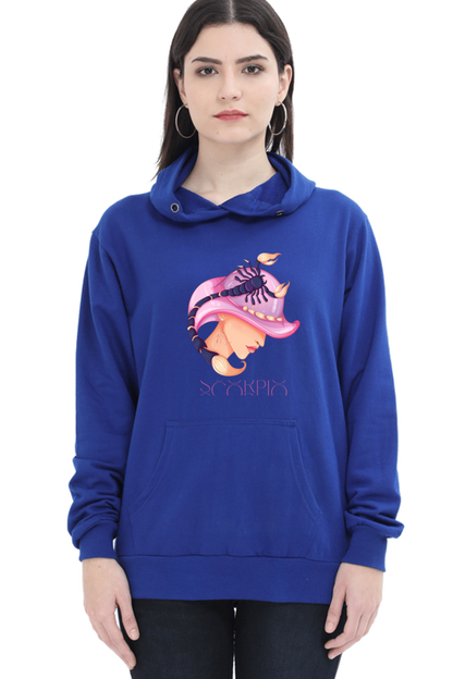 WOMEN || HOODIE SWEATSHIRT || ZODIAC SIGN || ASTROLOGY || SCORPIO || WATER SIGN || LOYALTY || DEVOTIONAL || FANTASY || BIRTHDAY || GIFT FOR HER