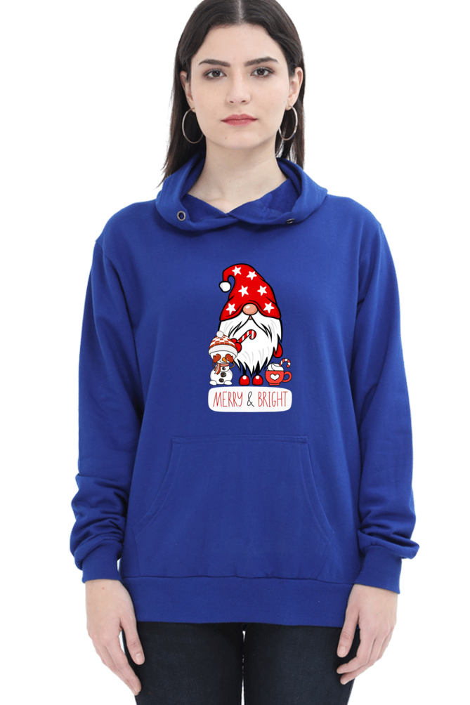 WOMEN || HOODIE SWEATSHIRT || STREETWEAR || MERRY CHRISTMAS || SANTA CLAUS || SNOWMAN || QUIRKY || FUNNY PICTURES || CUTE SANTA || CARTOON CHARACTER || HOLIDAY FASHION || CHRISTMAS GIFTS || WINTER WEAR