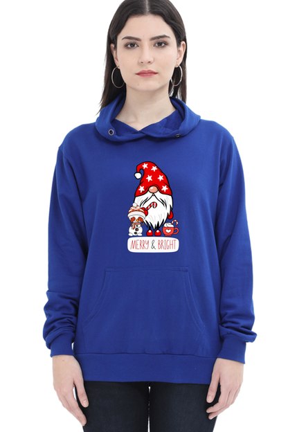 WOMEN || HOODIE SWEATSHIRT || STREETWEAR || MERRY CHRISTMAS || SANTA CLAUS || SNOWMAN || QUIRKY || FUNNY PICTURES || CUTE SANTA || CARTOON CHARACTER || HOLIDAY FASHION || CHRISTMAS GIFTS || WINTER WEAR