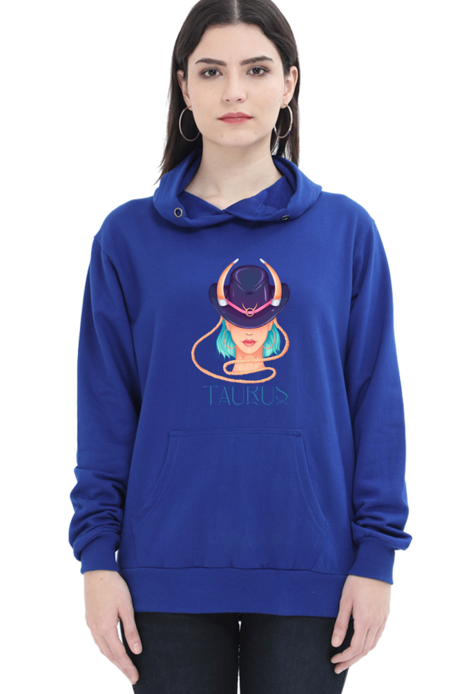 WOMEN || HOODIE SWEATSHIRT || ZODIAC SIGN || ASTROLOGY || TAURUS || HORNS || BIRTHDAY || GIFTS FOR HER