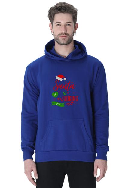 MEN || HOODIE SWEATSHIRT || FUNNY QUOTES || MERRY CHRISTMAS || SANTA CLAUS || HUMOR || HOLIDAY FASHION || PHRASES || WINTER WEAR