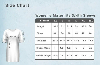 WOMEN || MATERNITY TSHIRT HALF SLEEVE || CUTE PANDA || FUNNY QUOTES || PANDA BEAR || VECTOT ART || ANIMAL PRINT || ANIME || FASHION || LITTLE PANDA || GIFT FOR HER